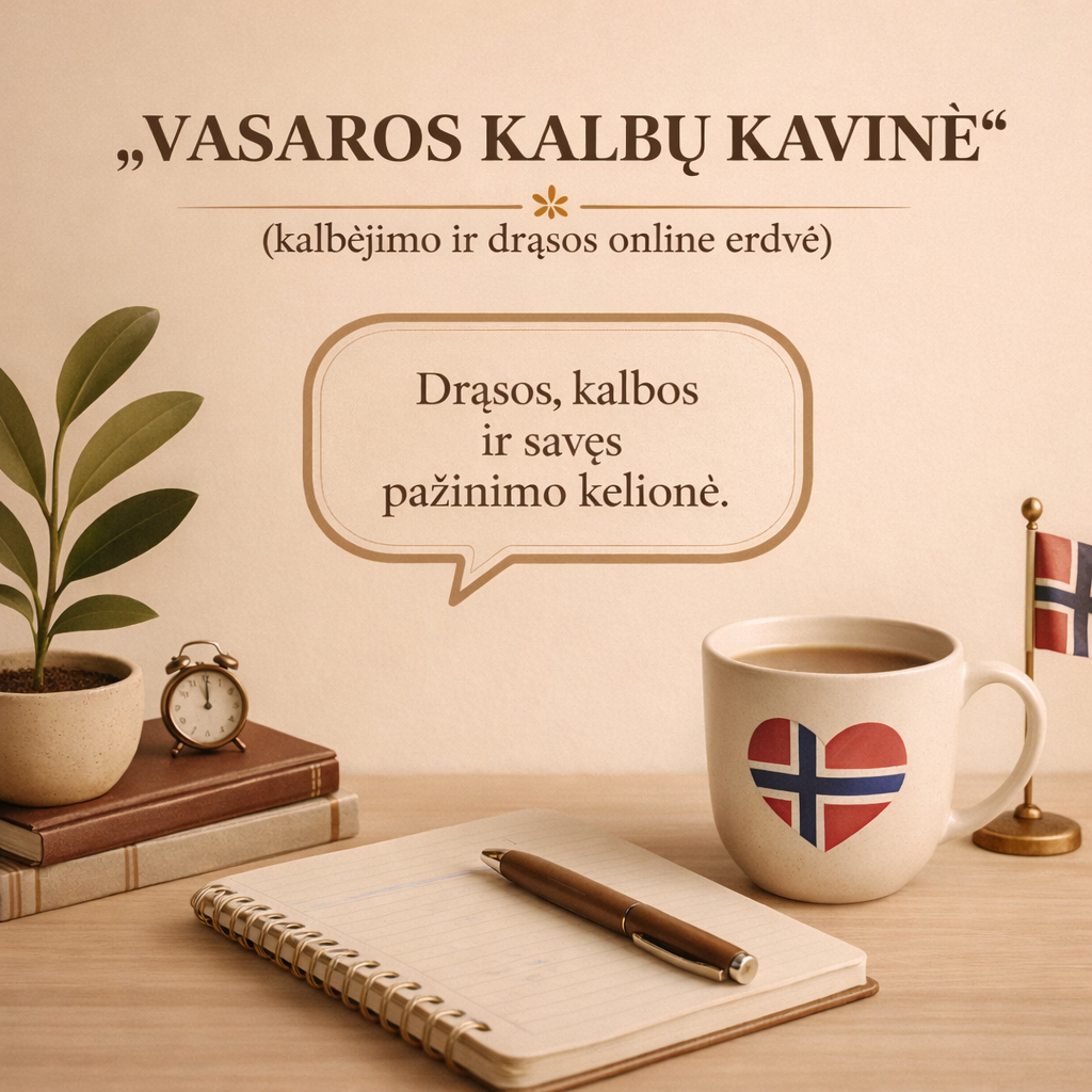 „Vasaros Kalbų Kavinė“ (online programa)